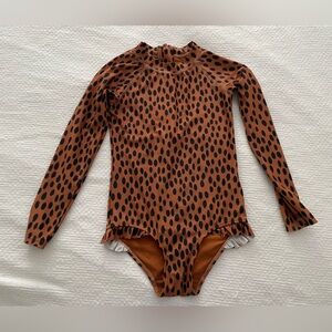 H&M girls long sleeve bathing suit